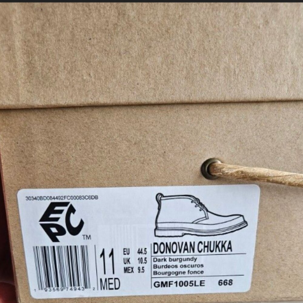 Donovan Chukka Boot (Dark Burgundy)